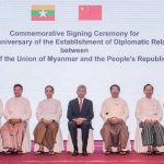 Signing ceremony held in Nay Pyi Taw commemorating 73rd Anniversary of Establishment of Diplomatic Relations between the Republic of the Union of Myanmar and the People’s Republic of China